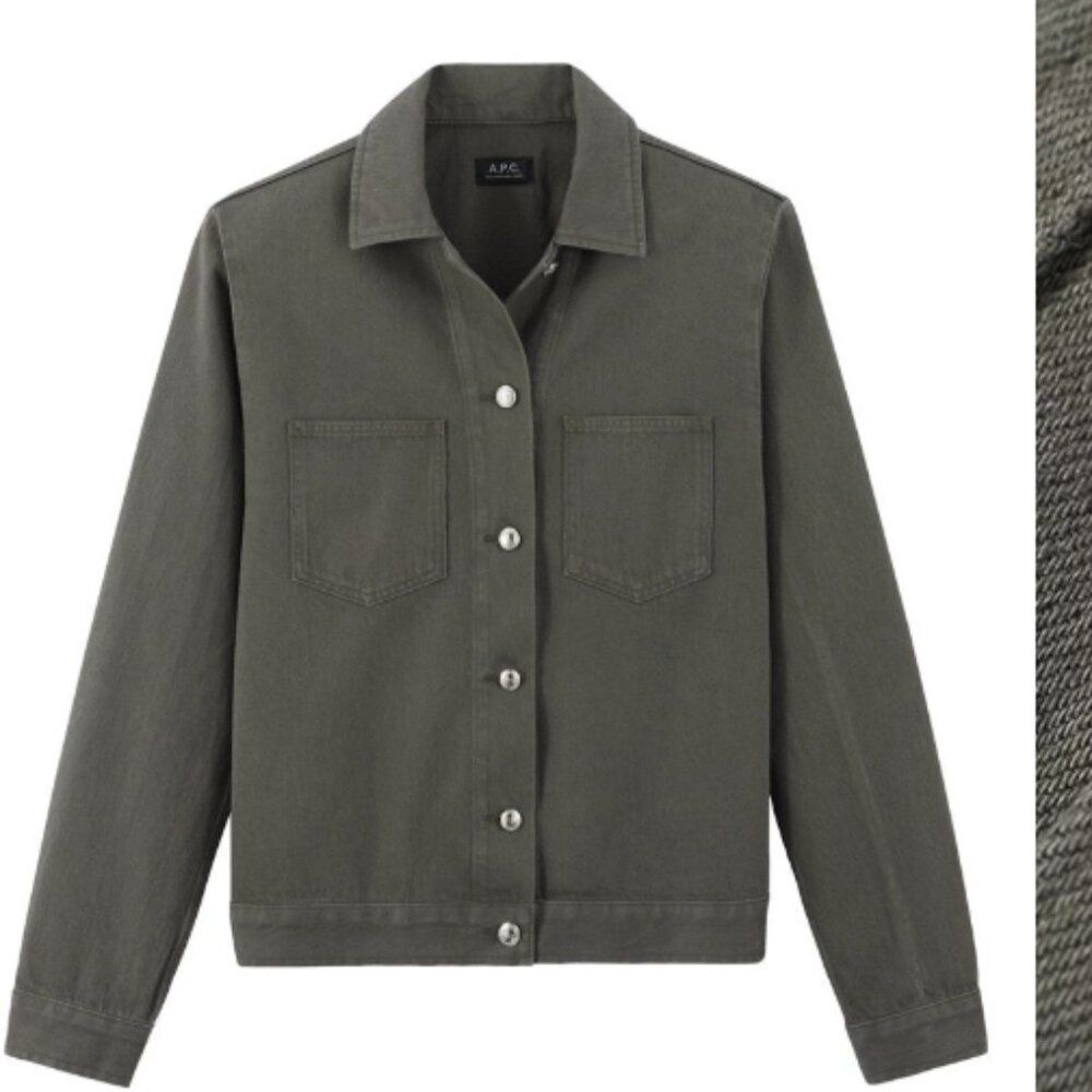 APC Khaki Denim Jacket